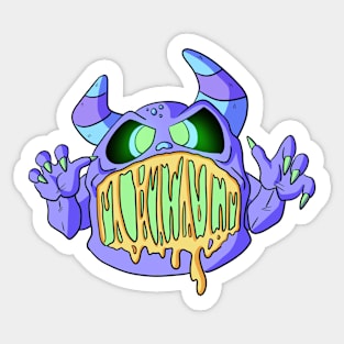 Hold My Cheeseburger Monster Sticker